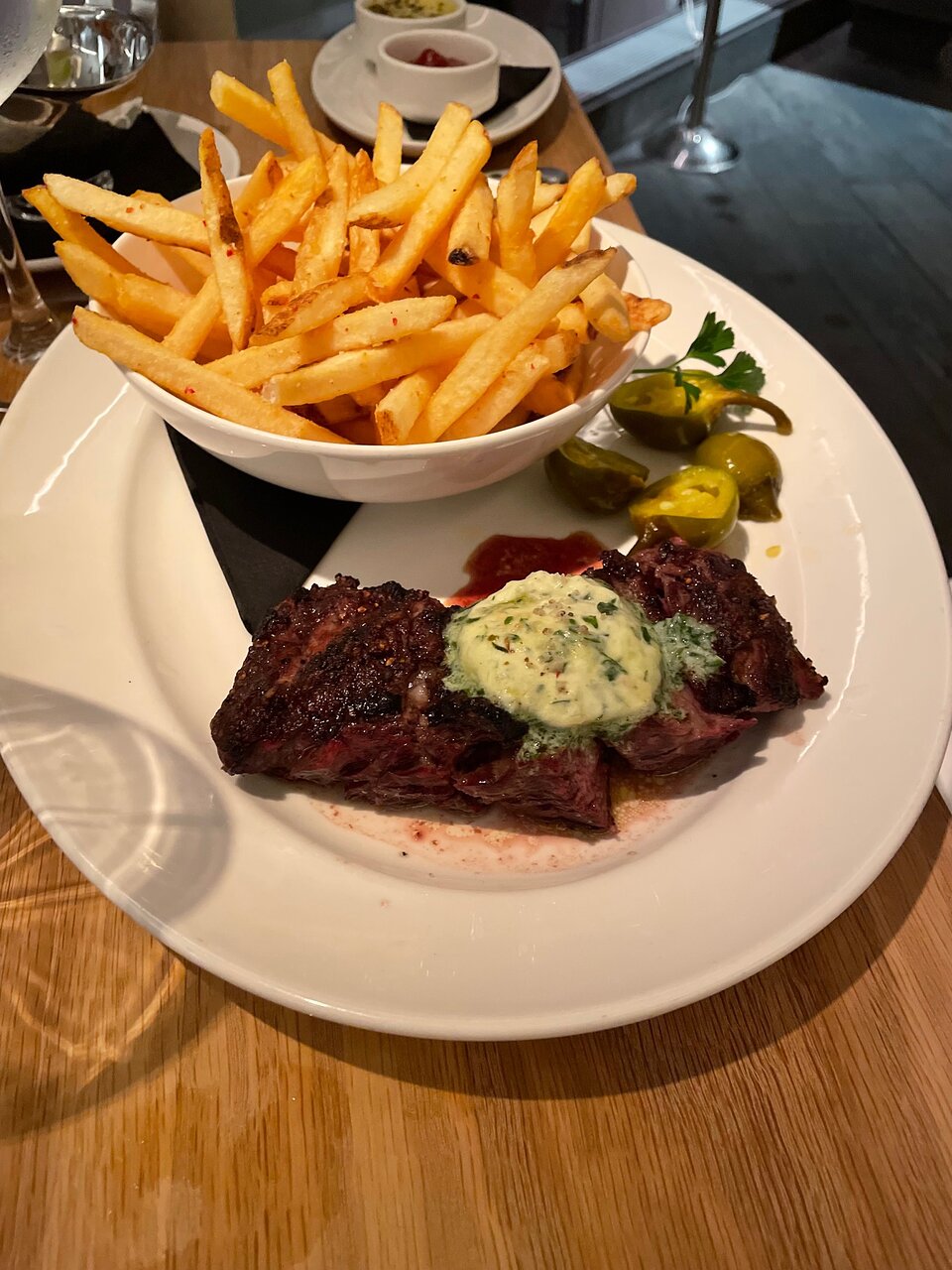 RPM Steak signature dishes RPM Steak Frites
Hand Cut Filet
Grass-Fed Bone-In Ribeye